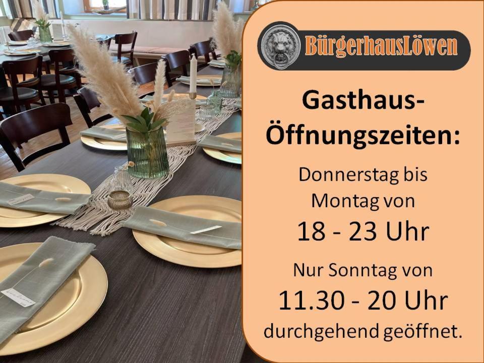 Hotel Buergerhausloewen Philippsburg Exteriér fotografie